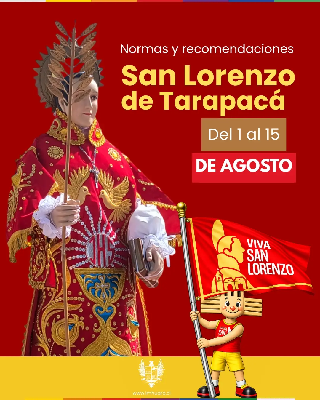Afiche Fiesta San Lorenzo de Tarapacá.