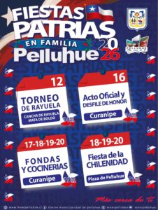 Afiche Fiestas Patrias Pelluhue.