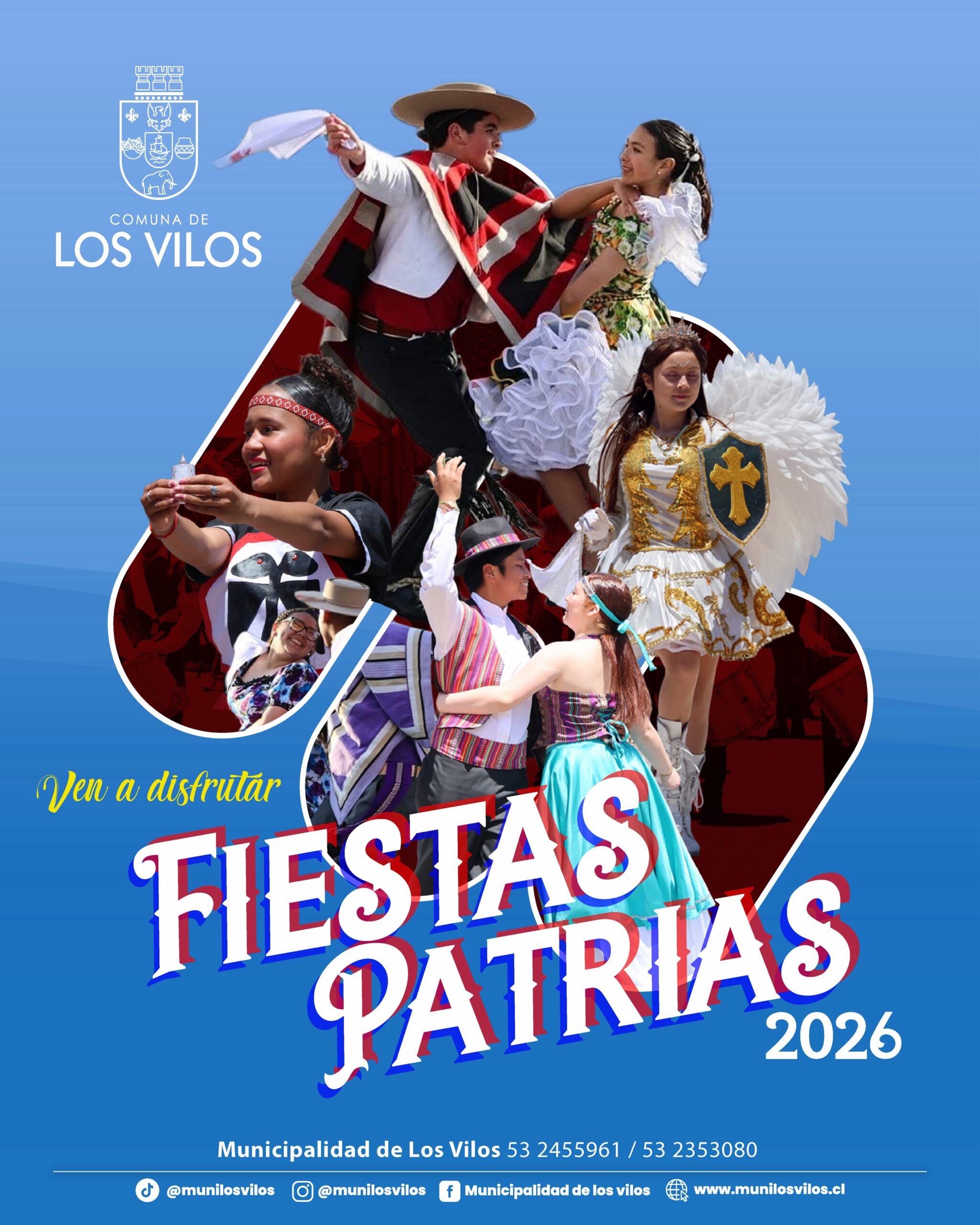 Afiche Fiestas Patrias Los Vilos.
