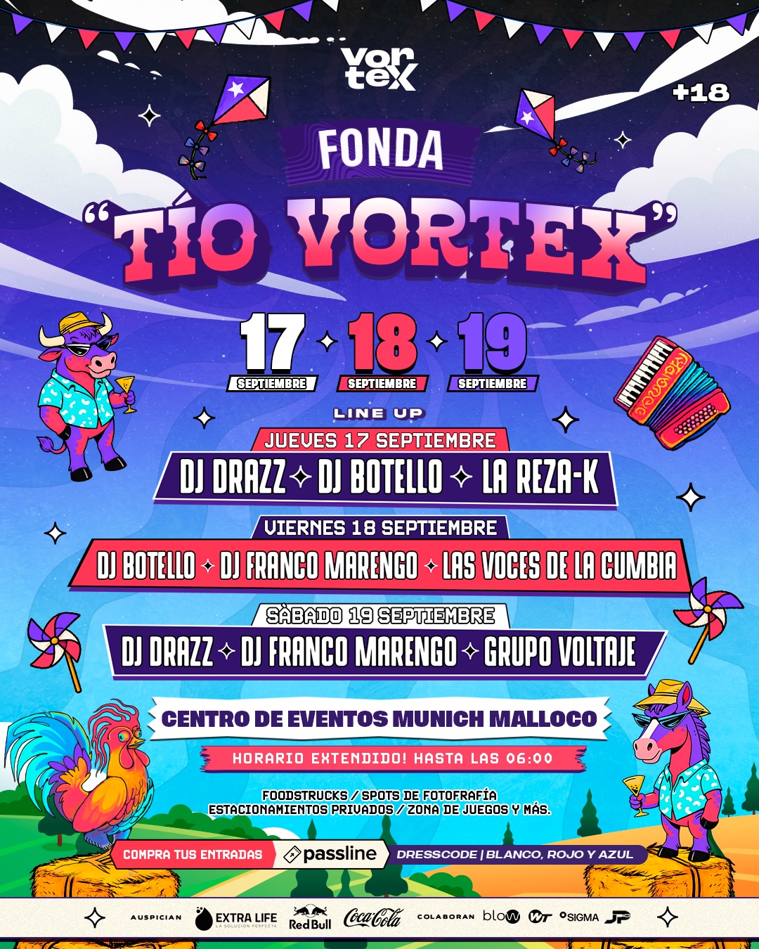 Afiche Fonda Tío Vortex.