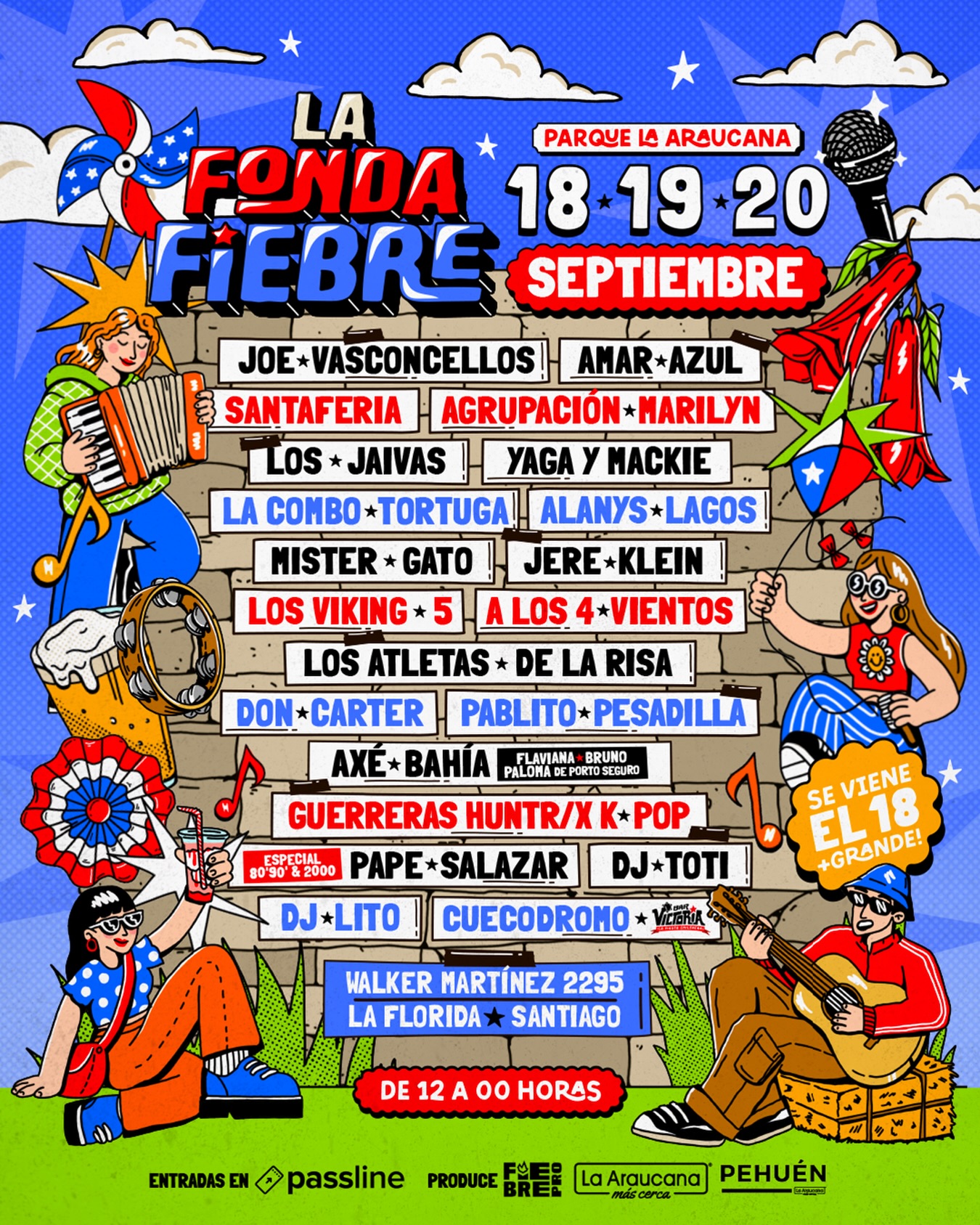 Afiche La Fonda Fiebre.