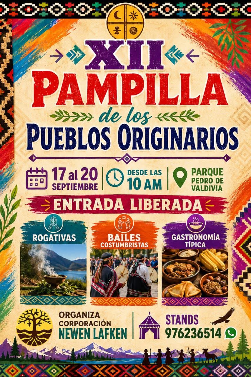 Afiche Pampilla de los Pueblos Originarios