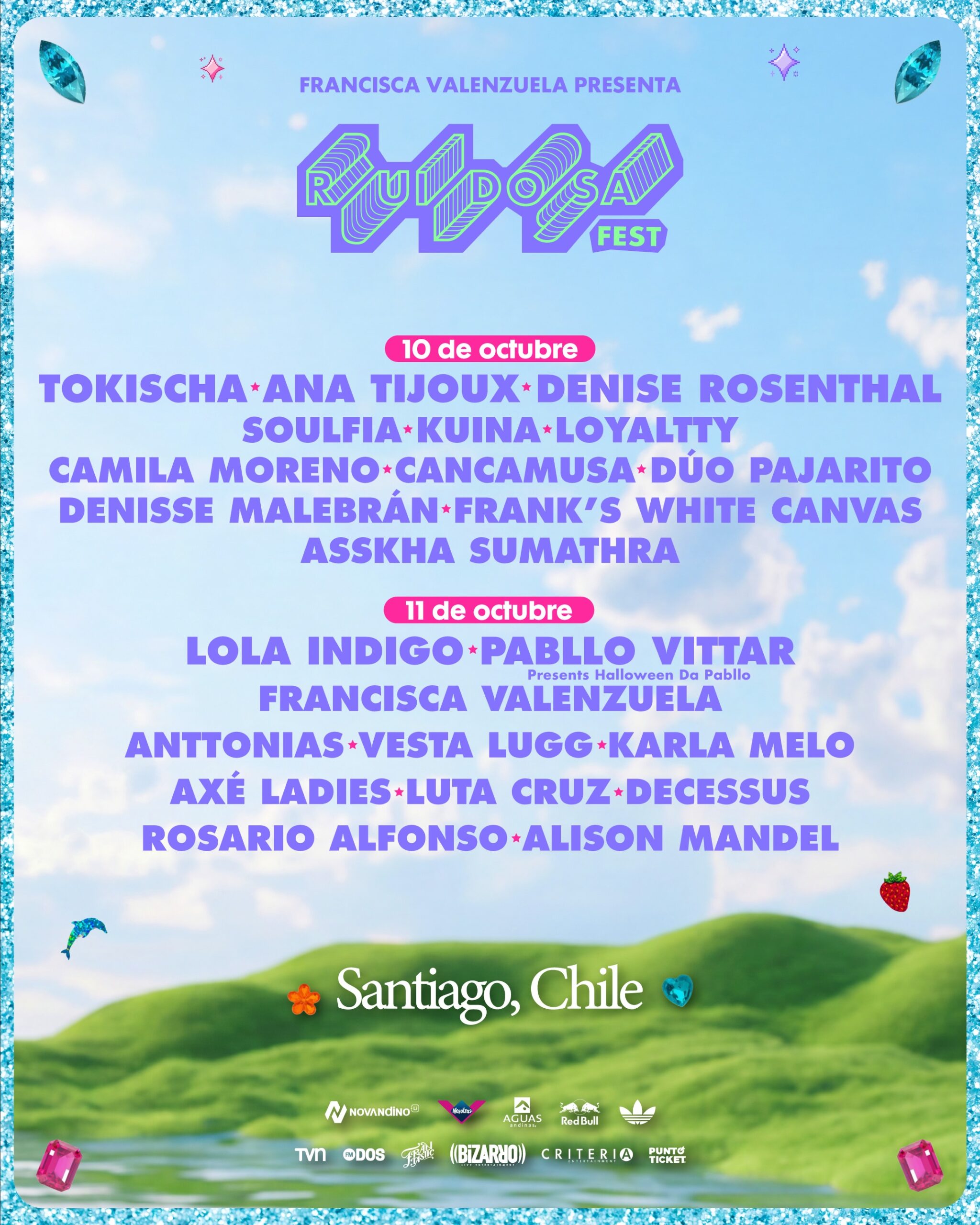 Afiche promocional Ruidosa Fest