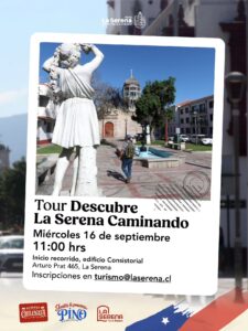 Afiche Tour Descubre La Serena Cominadno.