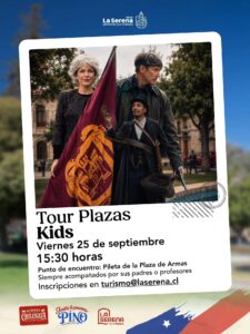 Afiche Tour Plazas Kids La Serena.