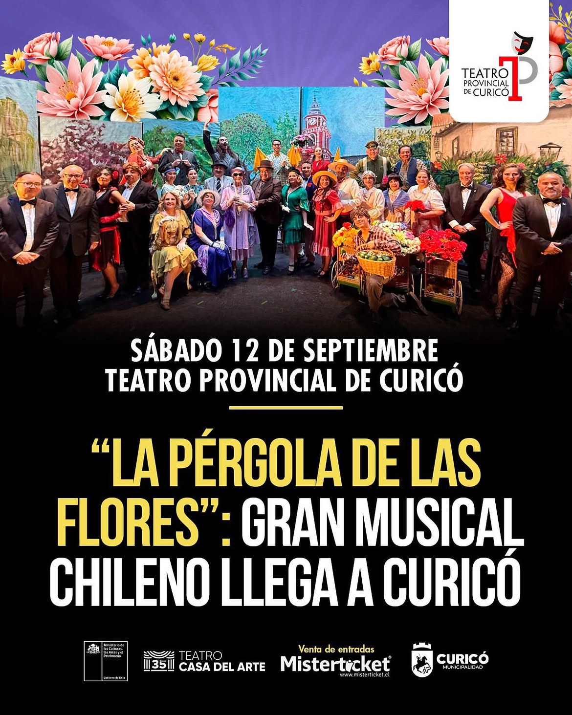 La Pérgola de las Flores en Curicó.