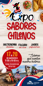 Afiche oficial Expo Sabores Chilenos.