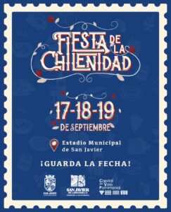 Afiche oficial Fiesta de la Chilenidad de San Javier.