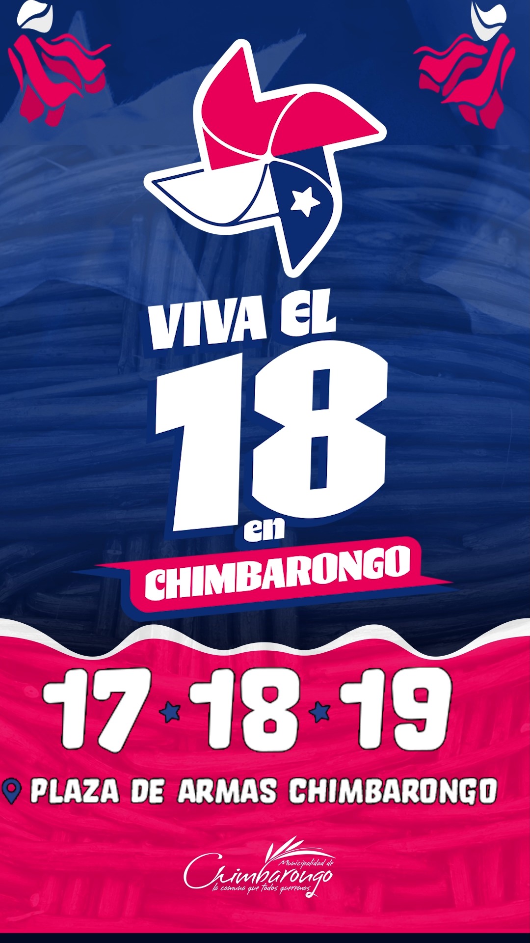 Afiche Fiestas Patrias Chimbarongo.