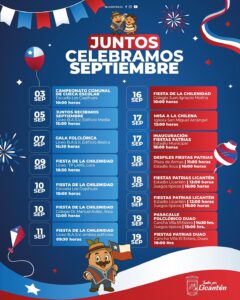 Afiche Fiestas Patrias.
