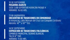 Fiestas Patrias en Tierras Blancas